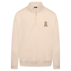 Los Angeles Angels Levelwear Murray Quarter-Zip Sweatshirt - Khaki