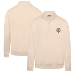 Minnesota Twins Levelwear Murray Quarter-Zip Sweatshirt - Khaki