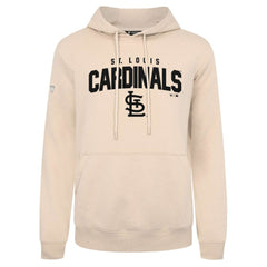 St. Louis Cardinals Levelwear Podium Team Arch Pullover Hoodie - Khaki