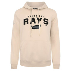 Tampa Bay Rays Levelwear Podium Team Arch Pullover Hoodie - Khaki