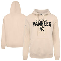 New York Yankees Levelwear Podium Team Arch Pullover Hoodie - Khaki