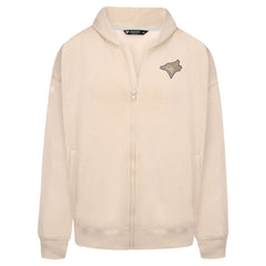 Toronto Blue Jays Levelwear Uphill Oversized Full-Zip Hoodie - Khaki
