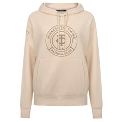 Minnesota Twins Levelwear Women's Adorn Gateway Pullover Hoodie - Khaki