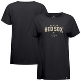 Boston Red Sox Levelwear Influx Team Arch T-Shirt - Black