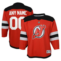 New Jersey Devils Youth Replica Custom Jersey
