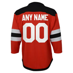 New Jersey Devils Youth Replica Custom Jersey