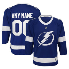 Tampa Bay Lightning Youth Replica Custom Jersey