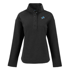 NFL Detroit Lions Cutter & Buck Women's Hunts Point Eco Half-Snap Sweatshirt