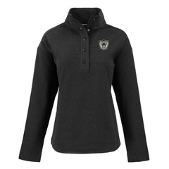 NFL Las Vegas Raiders Cutter & Buck Women's Hunts Point Eco Half-Snap Sweatshirt