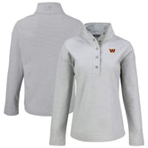 NFL Washington Commanders Cutter & Buck Women's Hunts Point Eco Half-Snap Sweatshirt