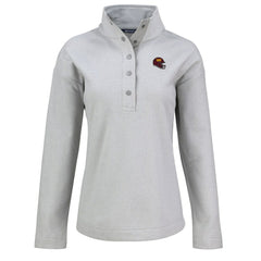 NFL Washington Commanders Cutter & Buck Women's Hunts Point Eco Half-Snap Sweatshirt