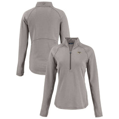 NFL Baltimore Ravens Cutter & Buck Women's Peshastin Eco Fleece Recycled Tri-Blend Raglan Half-Zip Jacket