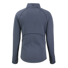 NFL Denver Broncos Cutter & Buck Women's Peshastin Eco Fleece Recycled Tri-Blend Raglan Half-Zip Jacket