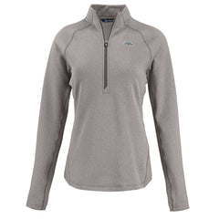 NFL Denver Broncos Cutter & Buck Women's Peshastin Eco Fleece Recycled Tri-Blend Raglan Half-Zip Jacket