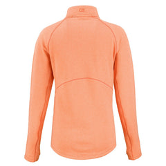 NFL Miami Dolphins Cutter & Buck Women's Peshastin Eco Fleece Recycled Tri-Blend Raglan Half-Zip Jacket