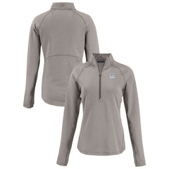 NFL Green Bay Packers Cutter & Buck Women's Peshastin Eco Fleece Recycled Tri-Blend Raglan Half-Zip Jacket