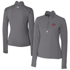 NFL San Francisco 49ers Cutter & Buck Women's Traverse Stretch Quarter-Zip Pullover Top