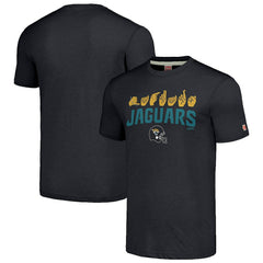 NFL Jacksonville Jaguars Homage Unisex The NFL ASL Collection by Love Sign American Sign Language T-Shirt