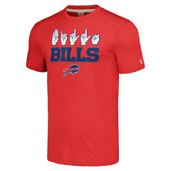 NFL Buffalo Bills Homage Unisex The NFL ASL Collection by Love Sign American Sign Language T-Shirt