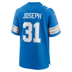 NFL Detroit Lions Kerby Joseph Team Game Jersey