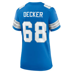 NFL Detroit Lions Taylor Decker Women's Team Game Jersey