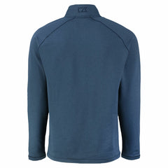 New York Mets Cutter & Buck Peshastin Eco Fleece Recycled Raglan Quarter-Zip Top - Heather Navy