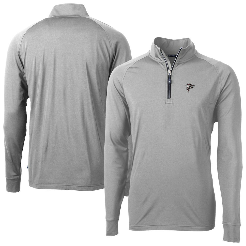 NFL Atlanta Falcons Cutter & Buck Adapt Eco DryTec Raglan Quarter-Zip Jacket