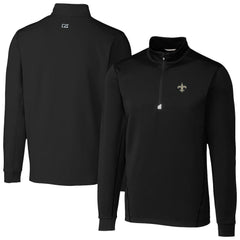 NFL New Orleans Saints Cutter & Buck Traverse Stretch Quarter-Zip Top