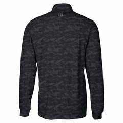 NFL Detroit Lions Cutter & Buck Traverse Camo Print Stretch Quarter-Zip Top