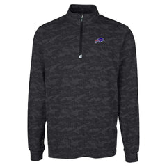 NFL Buffalo Bills Cutter & Buck Traverse Camo Print Stretch Quarter-Zip Top