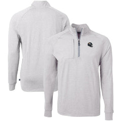 NFL Denver Broncos Cutter & Buck Big & Tall Adapt Eco Raglan Quarter-Zip Jacket