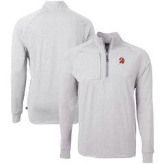 NFL Tampa Bay Buccaneers Cutter & Buck Big & Tall Adapt Eco Raglan Quarter-Zip Jacket