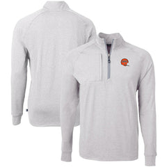 NFL Cincinnati Bengals Cutter & Buck Big & Tall Adapt Eco Raglan Quarter-Zip Jacket