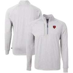 NFL Chicago Bears Cutter & Buck Big & Tall Adapt Eco Raglan Quarter-Zip Jacket