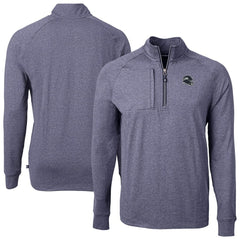 NFL Seattle Seahawks Cutter & Buck Big & Tall Adapt Eco Raglan Quarter-Zip Jacket