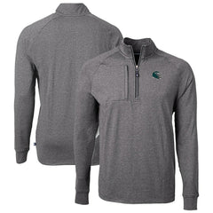 NFL Philadelphia Eagles Cutter & Buck Big & Tall Adapt Eco Raglan Quarter-Zip Jacket