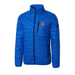 NFL Denver Broncos Cutter & Buck Big & Tall Rainier PrimaLoft Eco Insulated Full-Zip Puffer Jacket