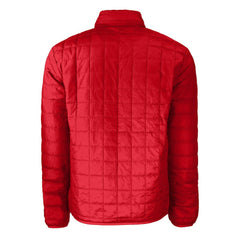 NFL New England Patriots Cutter & Buck Big & Tall Rainier PrimaLoft Eco Insulated Full-Zip Hoodie Puffer Jacket