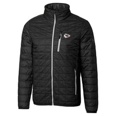 NFL Kansas City Chiefs Cutter & Buck Big & Tall Rainier PrimaLoft Eco Insulated Full-Zip Hoodie Puffer Jacket
