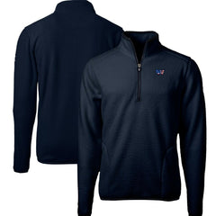 NFL Washington Commanders Cutter & Buck Big & Tall Cascade Eco Fleece Quarter-Zip Jacket