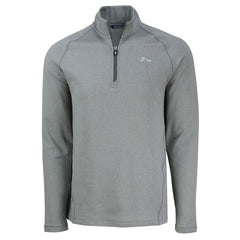 NFL Baltimore Ravens Cutter & Buck Peshastin Eco Fleece Tri-Blend Raglan Recycled Quarter-Zip Jacket
