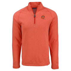 NFL Cincinnati Bengals Cutter & Buck Peshastin Eco Fleece Tri-Blend Raglan Recycled Quarter-Zip Jacket
