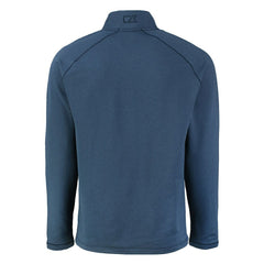 NFL Washington Commanders Cutter & Buck Peshastin Eco Fleece Tri-Blend Raglan Recycled Quarter-Zip Jacket