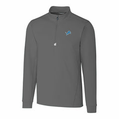 NFL Detroit Lions Cutter & Buck Big & Tall Traverse Stretch Quarter-Zip Top