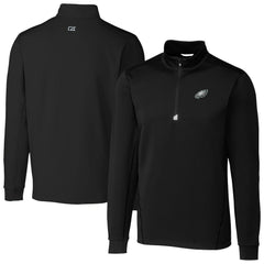 NFL Philadelphia Eagles Cutter & Buck Big & Tall Traverse Stretch Quarter-Zip Top