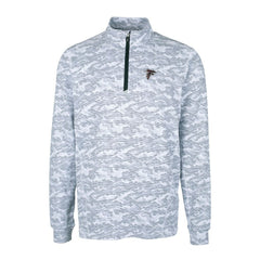 NFL Atlanta Falcons Cutter & Buck Big & Tall Traverse Eco Camo Tri-Blend DryTec Quarter-Zip Jacket