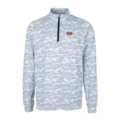 NFL San Francisco 49ers Cutter & Buck Big & Tall Traverse Eco Camo Tri-Blend DryTec Quarter-Zip Jacket