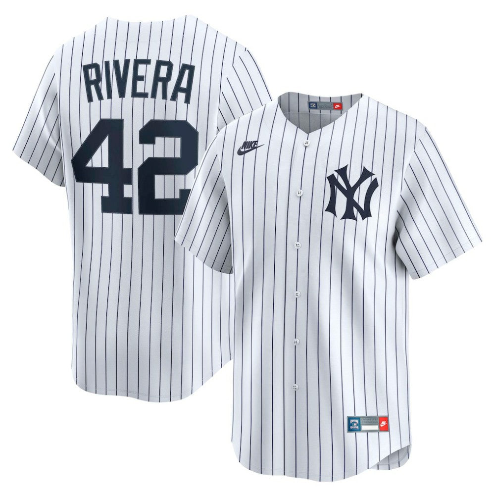 Mariano Rivera New York Yankees Throwback Cooperstown Collection Limited Jersey - White | Nike