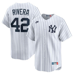 Mariano Rivera New York Yankees Throwback Cooperstown Collection Limited Jersey - White | Nike