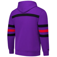 Toronto Raptors Hardwood Classics Nights Head Coach Pullover Hoodie - Purple | Mitchell & Ness discount